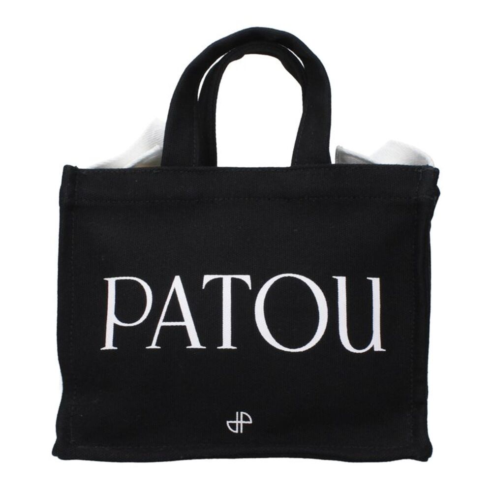 Patou Black Cotton Women's Handbag